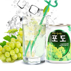 JIUR 九日 加糖葡萄果肉果汁饮料 238ml*12罐