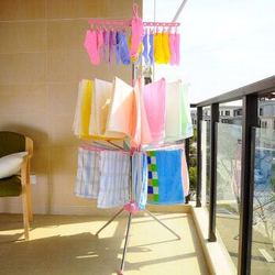 宝优妮 阳台可旋转婴儿衣架 三层大容量晾衣架 DQ0973-2+凑单品