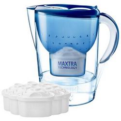 碧然德（BRITA）一壶七芯套装  金典系列Marella xl 3.5L（蓝色） 过滤净水器 家用滤水壶 净水壶