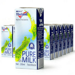 17号10点：新西兰 进口牛奶 纽仕兰（Theland）全脂牛奶 250ml*24家庭装