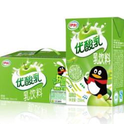 伊利 优酸乳 原味酸奶牛奶饮品250ml*24盒/箱 *2件