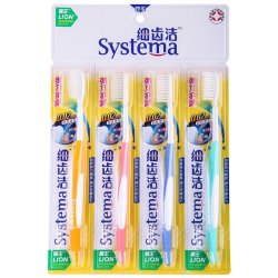 LION 狮王 细齿洁 弹力护龈牙刷 4支  *8件
