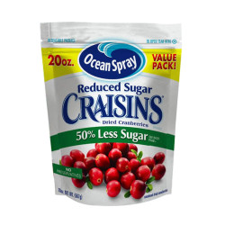 Ocean Spray 优鲜沛 低糖蔓越莓干（减糖50%） 567g*2件+Brookfarm 布鲁克农场 混合土豪坚果零食 75g 