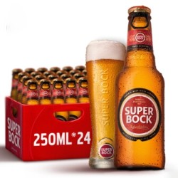 SUPER BOCK 超级波克 经典黄啤 250ml*24瓶 *2件