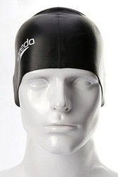 Speedo 速比涛 Plain Moulded Silicone Cap 泳帽