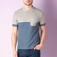 Original Penguin 男士 条纹 POLO衫