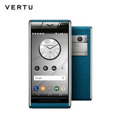 VERTU纬图（威图） ASTER系列奢华手机高端商务4G智能手机 泻湖蓝小牛皮