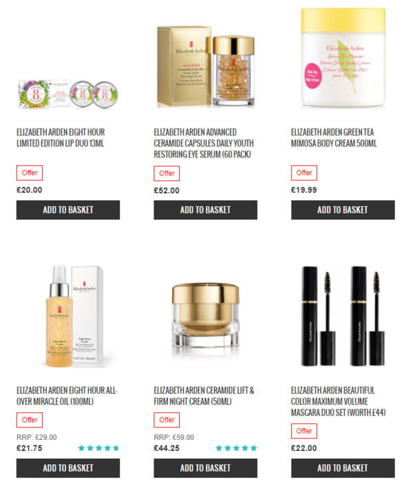 lookfantastic英国官网 Elizabeth Arden 伊丽莎白·雅顿 护肤彩妆