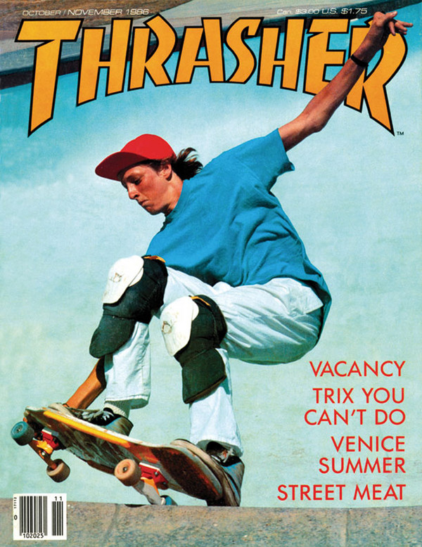 带火苗的字体？那是THRASHER