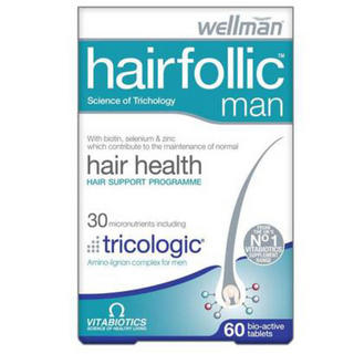 Vitabiotics Wellman 男性生发防脱发营养片 60片