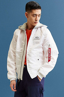 ALPHA INDUSTRIES L-2B 男士连帽飞行夹克