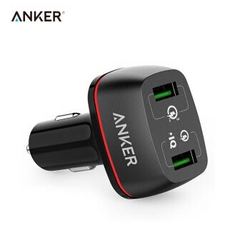 Anker 安克 QC3.0 双口手机充电器可用车载充电