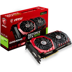 微星 MSI GTX 1070 GAMING X  256bit  8GB GDDR5 PCI-E 3.0显卡