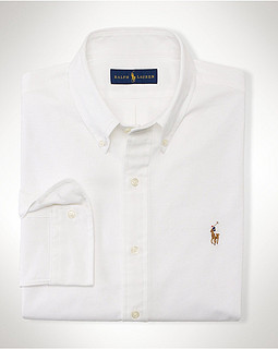 Polo Ralph Lauren  Slim Fit Stretch 男士长袖牛津衬衫