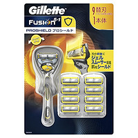 凑单品：Gillette 吉列 锋隐致护 手动剃须刀 1刀架+9刀头