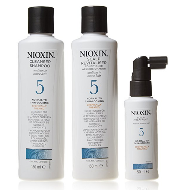 NIOXIN 5号防脱发控油 洗护3件套150ml*2+50ml