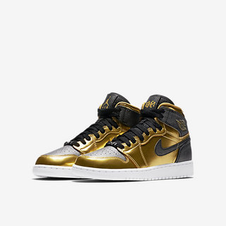 AIR JORDAN 1 RETRO HIGH BHM GG 复刻大童运动鞋