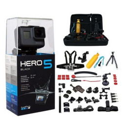 GoPro HERO 5 Black 运动相机+45个配件大套