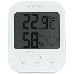 日本（多利科dretec）O-230电子温湿度计 高精度温度计湿度计室内婴儿