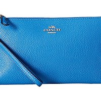 COACH 蔻驰 Polished Pebbled 女士钱包