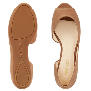 Nine West 玖熙 Bachloret 女士鱼嘴平底鞋