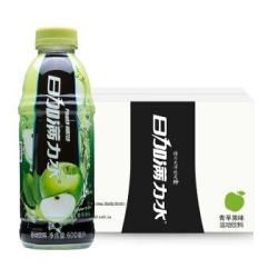 日加满 力水运动饮料（青苹果味）600ml*12瓶（整箱） *2件