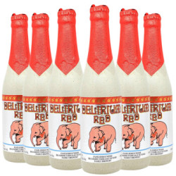 比利时进口啤酒 Delirium 粉象给劲樱桃啤酒 精酿啤酒 组合装 330ml*6瓶+凑单品