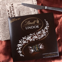 Lindt 瑞士莲 软心黑巧克力 礼盒装 186g *3件