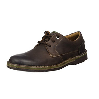 Clarks Edgewick Plain 男士休闲皮鞋 棕褐色 39