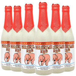 DELIRIUM 粉象 给劲樱桃啤酒 330ml*6瓶