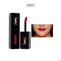 YSL 圣罗兰黑管唇釉 #401  浓艳御姐复古红 *2件