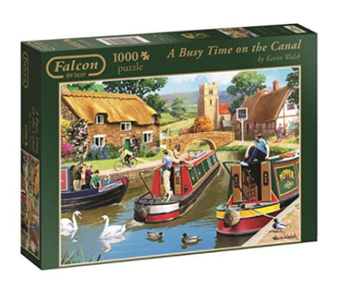 Jumbo 拼图 11107 忙碌的时间在运河 1000片