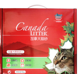 CanadaLITTER Happy100 膨润土 猫砂 6kg