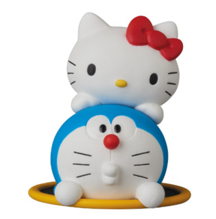  MEDICOM TOY UDF系列 DORAEMON × HELLO KITTY 联名款手办