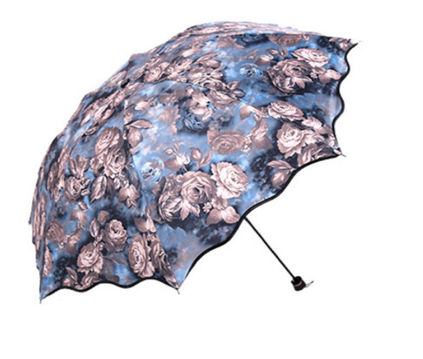  Yandex 玫瑰花系列 防晒黑胶小黑伞