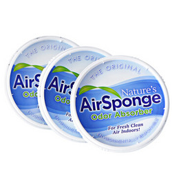 美国来森氧Nature's Air Sponge除甲醛空气净化海绵227g 3罐密封装 *3件