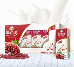蒙牛红谷谷粒早餐牛奶饮品250ml*12盒，买四箱划到13.5/箱