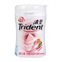 清至 Trident 无糖口香糖热带橙柚味54g（新老包装交替发货） *10件