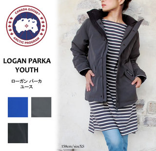 Canada Goose Youth系列 Logan Parka 大童/女士羽绒大衣 