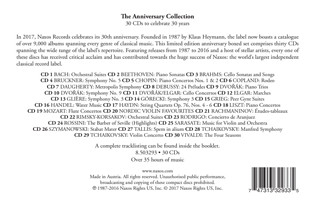  《The Anniversary Collection Naxos》（30CD）