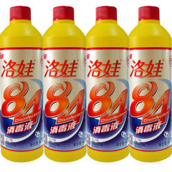 洛娃 84消毒液 470ml×4瓶+凑单品