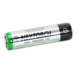 纳丽德（NEXTORCH）18650 高性能可充电锂离子电池 3400mah毫安 *2件