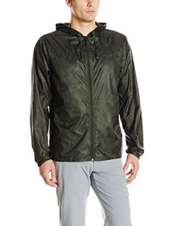 限尺码！UNDER ARMOUR 安德玛 Leeward Windbreaker 男款防风外套