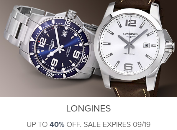 JOMASHOP LONGINES 浪琴 精选腕表促销