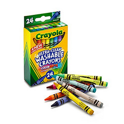 Crayola 绘儿乐 24色可水洗蜡笔52-6924