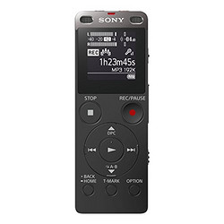 Sony ICD-UX560 Digital Stereo MP3/LPCM Voice Recorder with Built-In USB, 4 GB Built-In Memory and Expandable via MicroSD