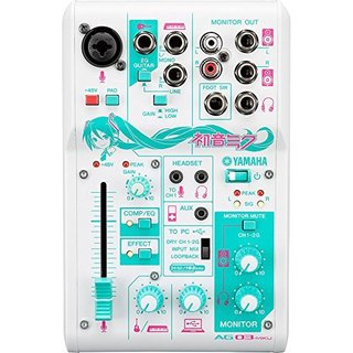 YAMAHA 雅马哈 AG03 网络直播音乐调音台 MIKU 初音限定版