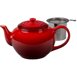 Le Creuset 酷彩 茶水壶 樱桃色 1 夸脱