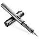 凌美LAMY钢笔签字笔水笔Al-star恒星系列时尚商务签字笔 银灰色标准F尖礼品钢笔德国原装进口