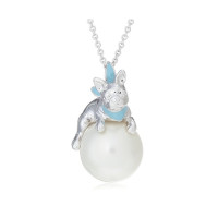 中亚Prime会员：VENDOME BOUTIQUE VBTP2​​20255UW 小狗珍珠项链